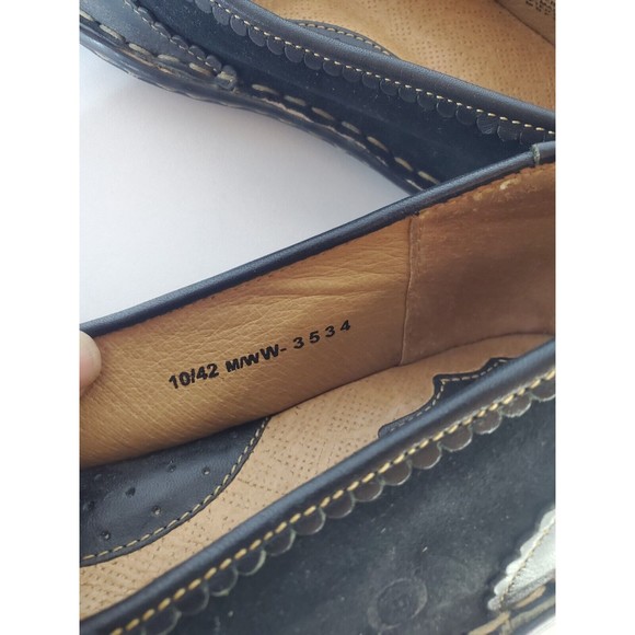 Born Womens Sz 10 Slip On Leather and Suede Excellent Condition - Picture 9 of 11